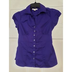 Banana Republic purple top